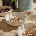 Load image into Gallery viewer, SegoHelath WARRIOR Herbal Soup is styled on a beige fabric surface with small white scalloped bowls containing dried herbs and red dates in the foreground.
